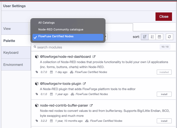 Certified Nodes Screenshot
