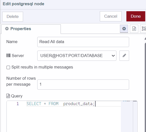 Retriving all product data from database "Retriving all product data from database"